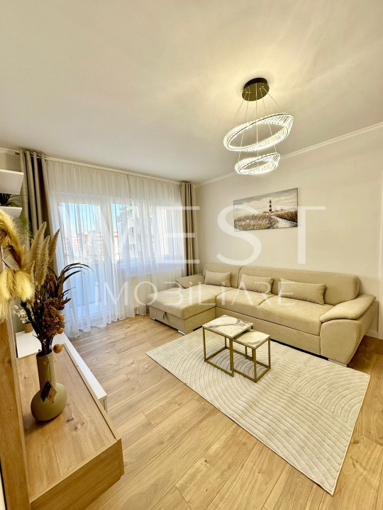 Apartament 2 camere +dressing generos / etaj 2 / mobilat , utilat , la cheie