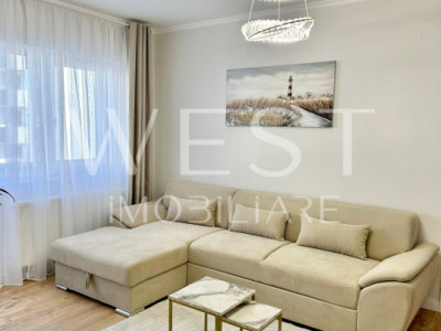 Apartament 2 camere +dressing generos / etaj 2 / mobilat , utilat , la cheie