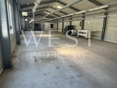 Hală cu acces TIR | 433mp total | Spații administrative | Zona BACIU