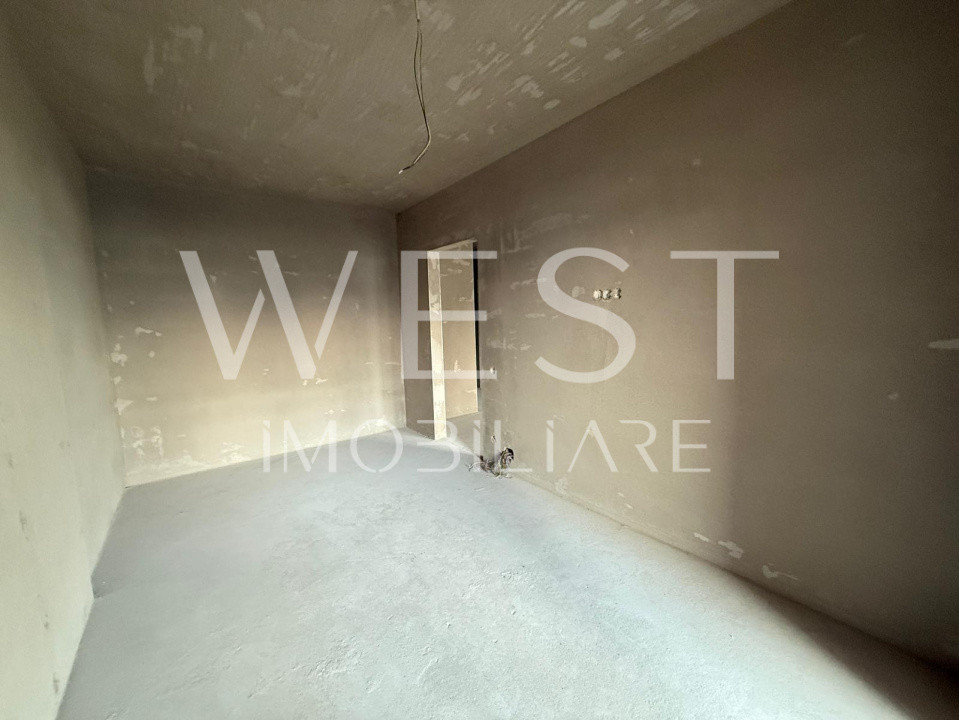 Apartament 2 camere, bloc nou, semifinisat – 47,9 mp utili, balcon, etaj 3, zona