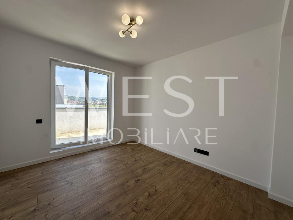 Apartament finisat l bloc nou l terasa 30 mp l zona Urusagului