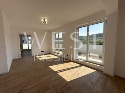 Apartament finisat l bloc nou l terasa 30 mp l zona Urusagului