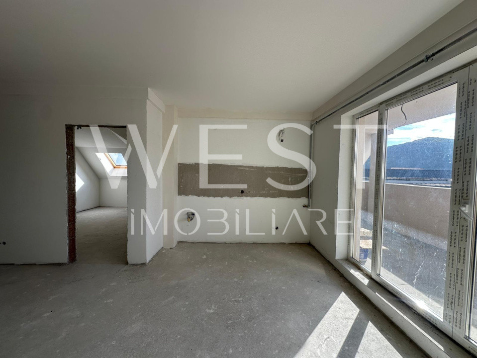 Apartament semifinisat cu 3 camere l terasa l zona Cetatii 