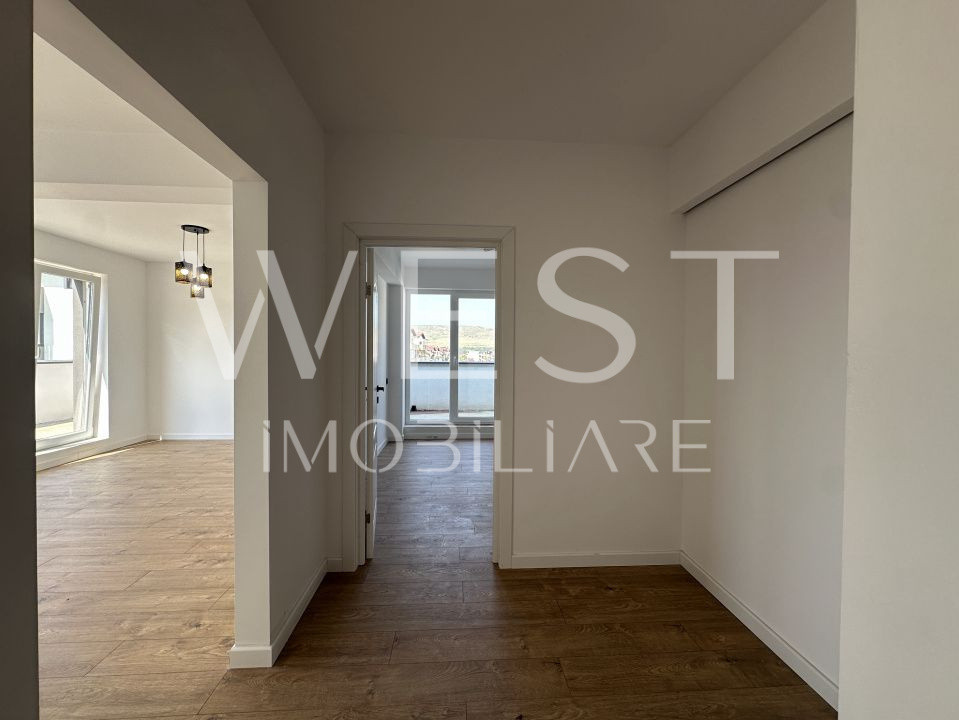 Apartament finisat l bloc nou l terasa 30 mp l zona Urusagului