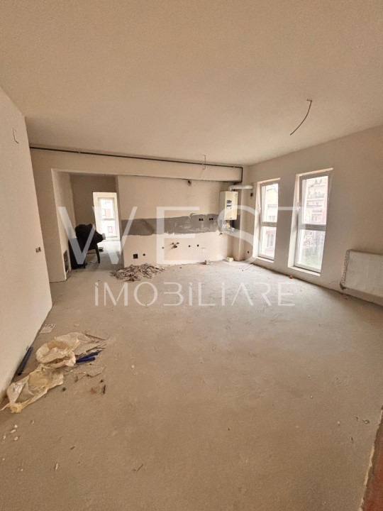 Apartament 3 camere | 66 mp | semifinisat | New city | Eroilor | Parcare