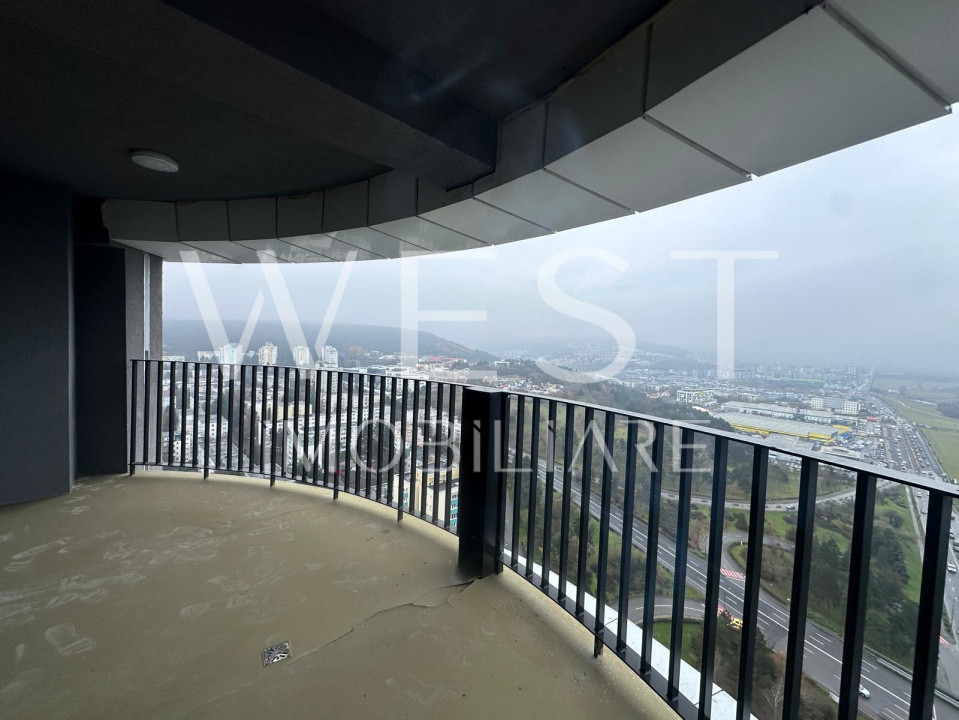 WEST City Tower | Apartament 110mp l Etajul 23 | CF | Parcare