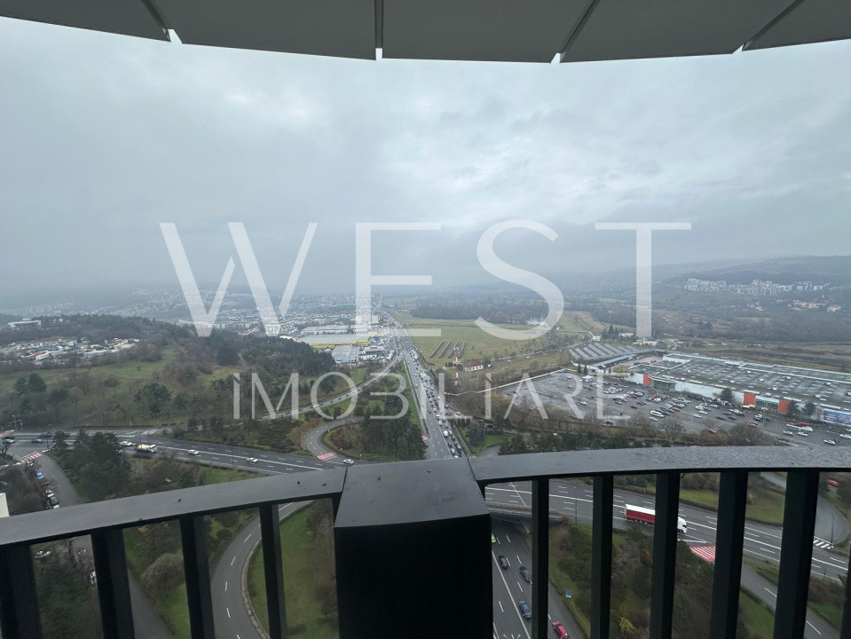 WEST City Tower | Apartament 110mp l Etajul 23 | CF | Parcare