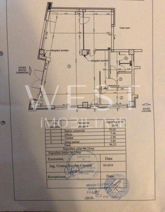 Spariu comercial l 96.23 MP l VAd comercial l  2 Accese l zona Garii 