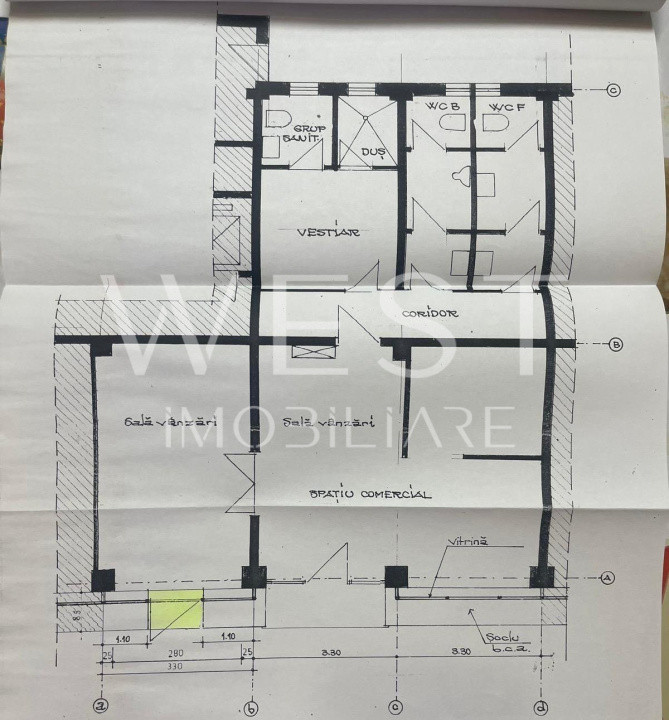 Spatiu comercial l compartimentat l 83 MP l Vad comercial l Marasti 