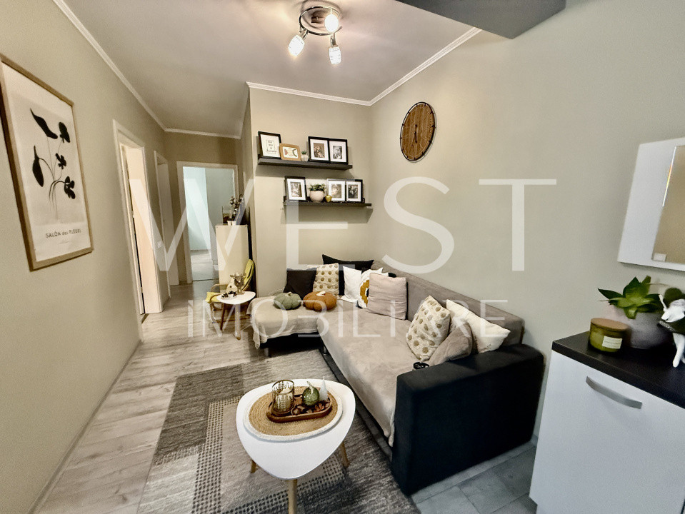 Apartament 3 camere | Mobilat Modern | 62 mp UTIL | PARCARE | Zona Stadionului