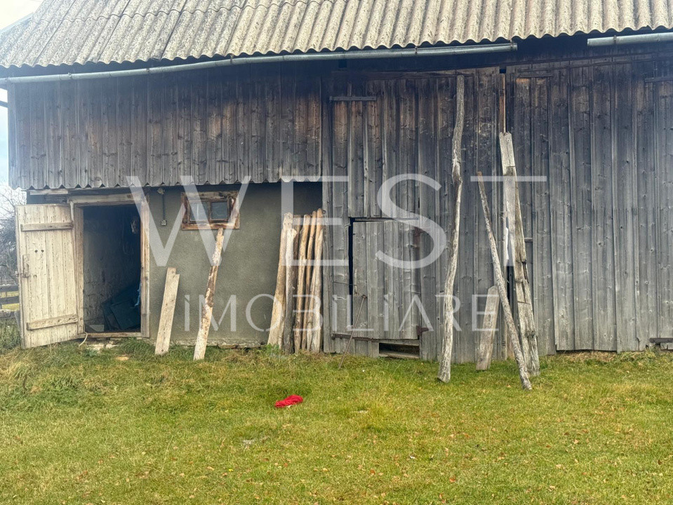 Casa bătrânească locuibila | Râșca jud.Cluj | Teren 2500mp 