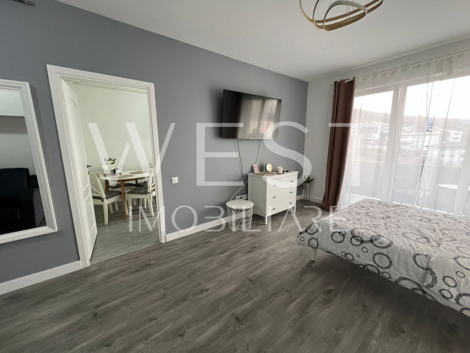 Apartament 1 camera + bucatrie separata l suprafta 38 mp l strada Teilor