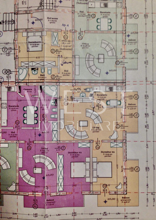 Ap 3 cam| 78 mp Utili | Mobilat Utilat Modern | CF | 2 Parcare | Someșului