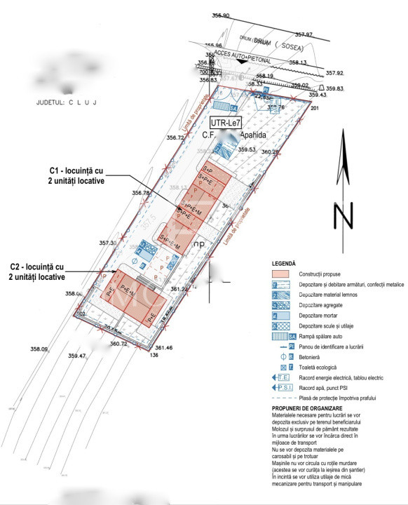 Teren AUTORIZAT 2 DUPLEX | 1400mp Front 22m | Zona OMNIA