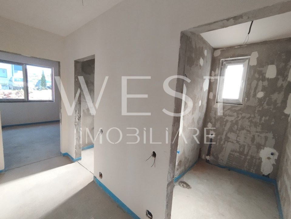 Apartament 3 cam 2 bai 67mp! Bucatarie separata! Semifinisat! Teilor!