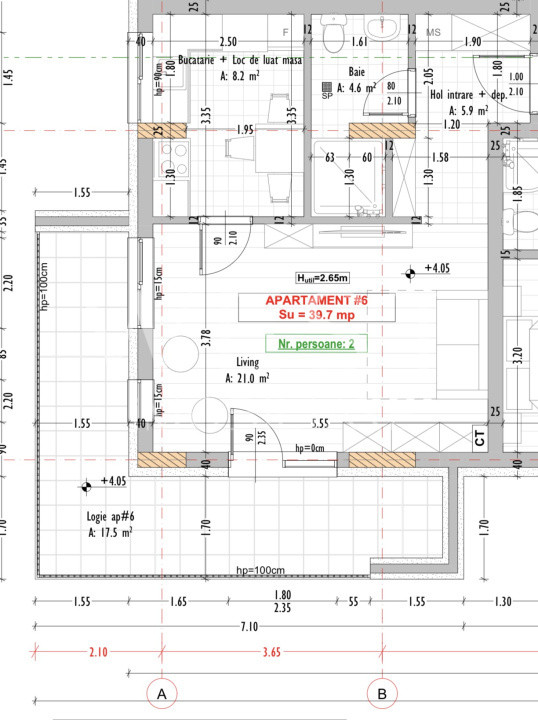 Apartament STUDIO | BLOC NOU | 40mp UTIL+17mp terasa | Zona Eroilor