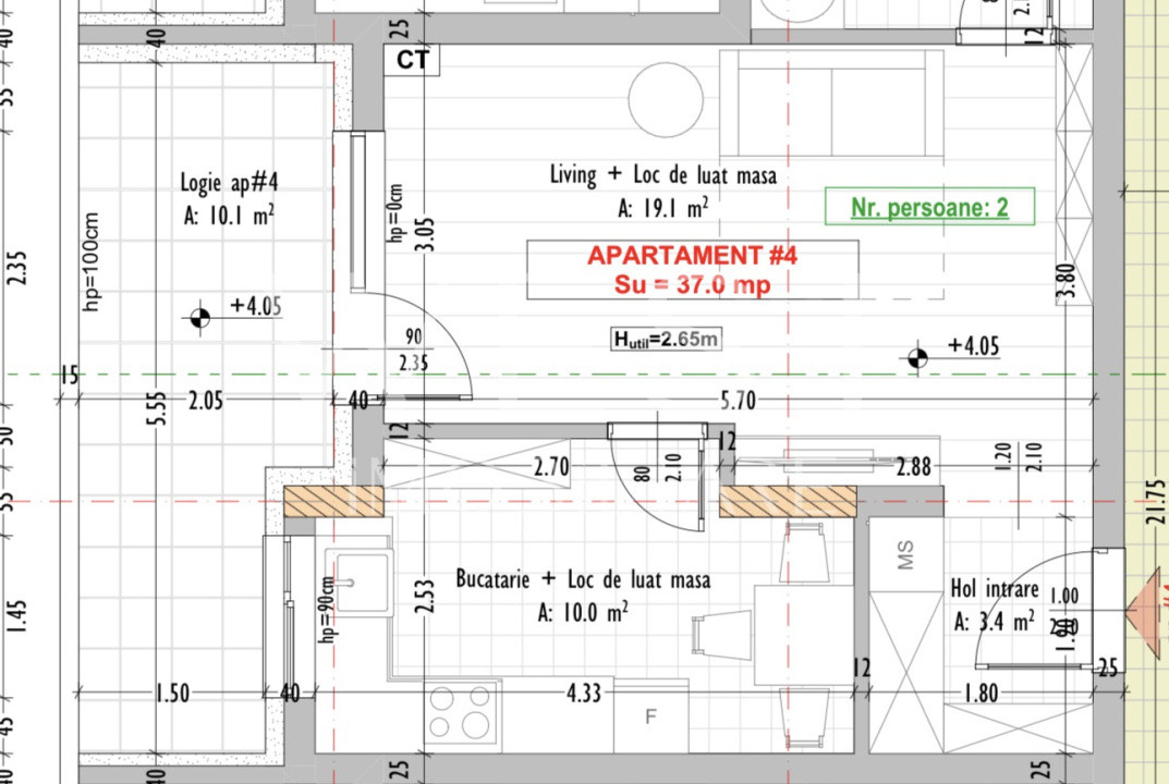 Apartament 37mp UTIL+10mp LOGIE | Zona Panemar Eroilor