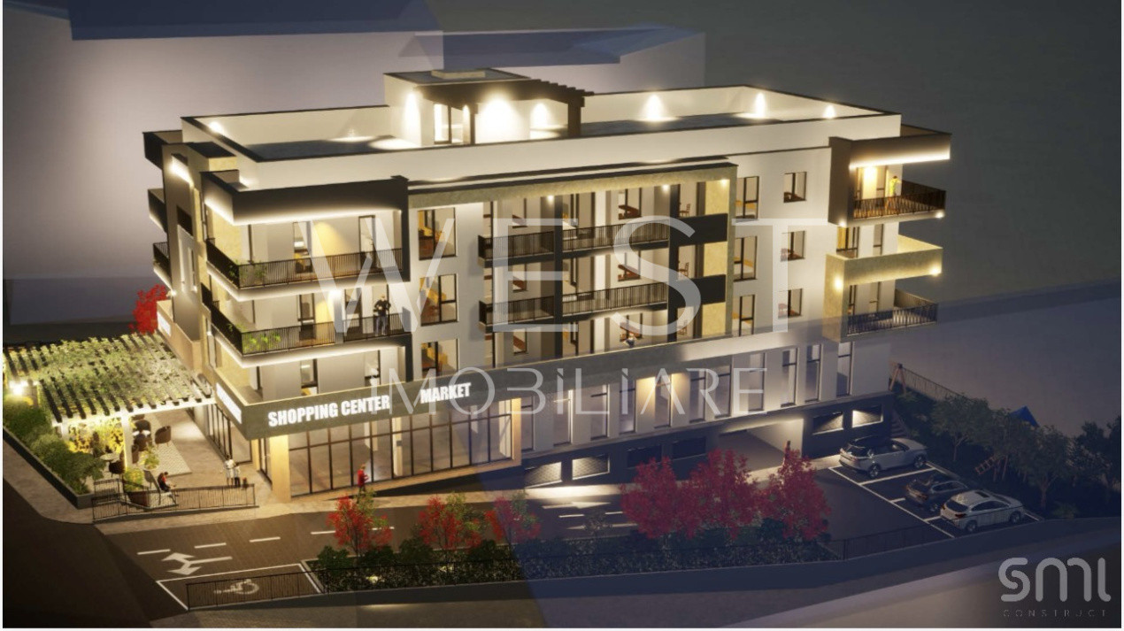 Ap 3 camere 70mp Util + 18mp terasa | Semifinisat | Str. Eroilor