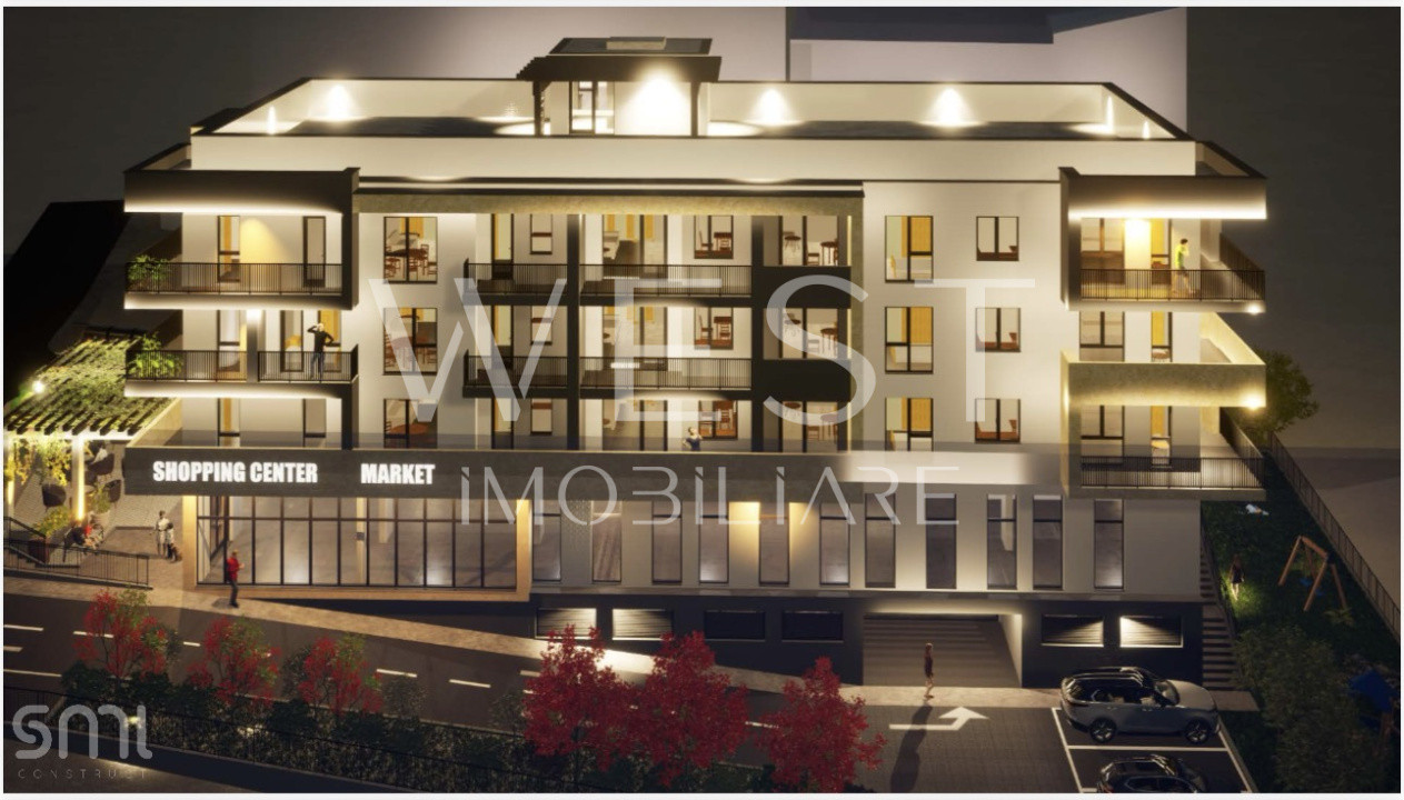 Apartament 2 camere 52mp Util +9mp terasa | Semifinisat | Str. Eroilor