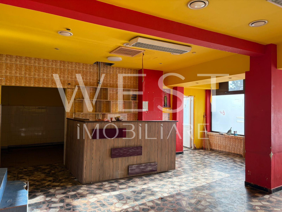 Spatiu comercial - alimentatie publica l 126 Mp l terasa l Primaverii 