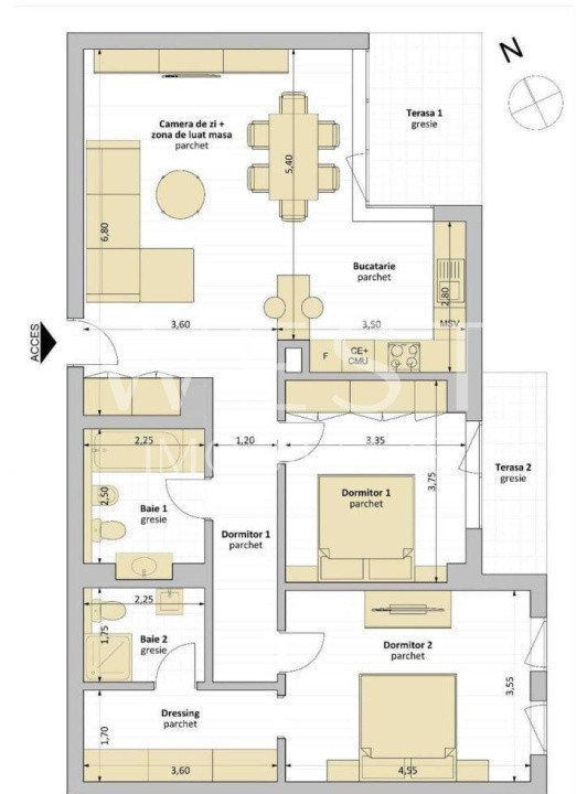 Apartament 3 camere | EXLUSIVIST | Cf  Ansamblu Riviera Iulius Mall 