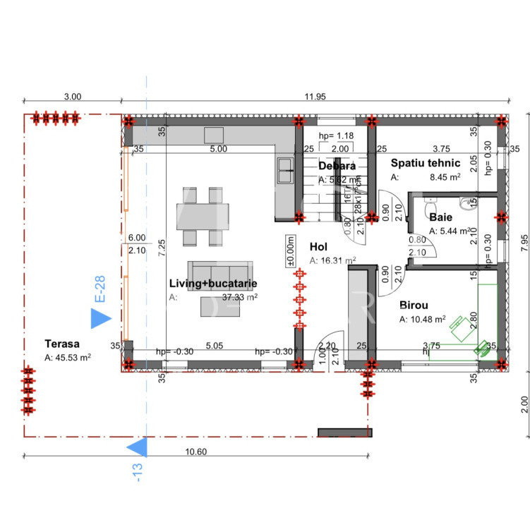Casa individuala NOUA | 147mp UTIL | 5 camere | 700mp teren | SALICEA