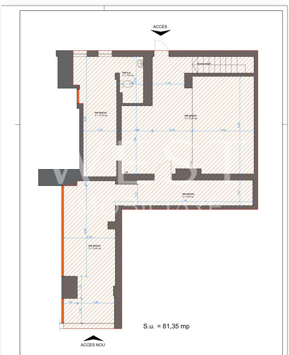 Spatiu comercial de inchiriat l vad bun l vitrina l Calea Floresti