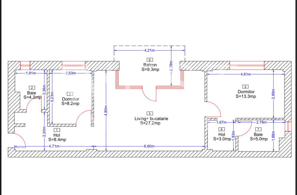Ap 3 camere |  NOU |   ULTRAFINISAT | 70 mp+ 10 mp TERASA | GARAj