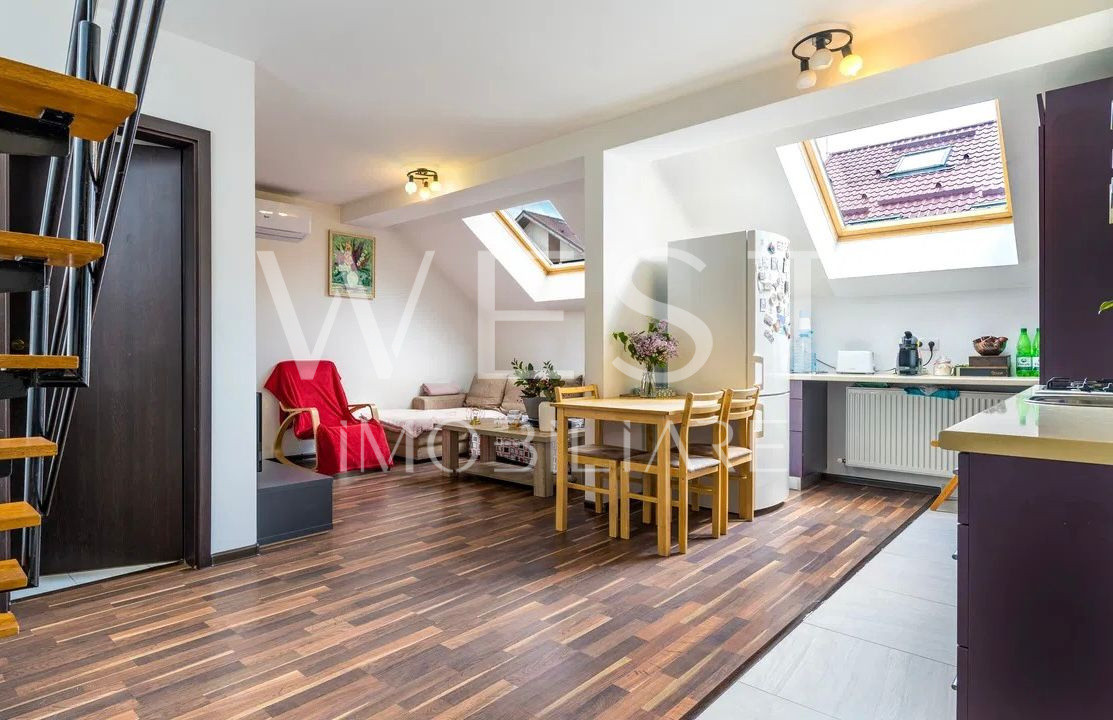 Apartament pe 2 nivele l et. 3 + M l 91 mp l la cheie l parcare l Zorilor