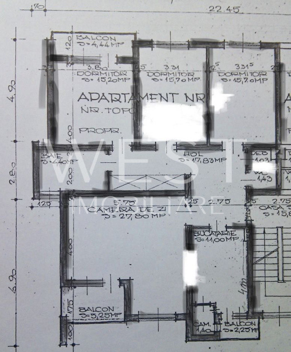 Apartament 4 camere l 125 mp utili l la cheie l curte l Andrei Muresanu