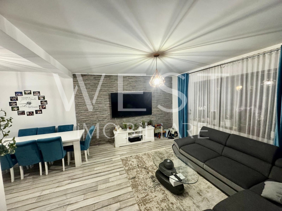 Casa MODERNA 110mp util | 250mp teren | 4 camere | MOBILATA LA CHEIE