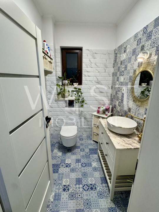 Casa MODERNA 110mp util | 250mp teren | 4 camere | MOBILATA LA CHEIE