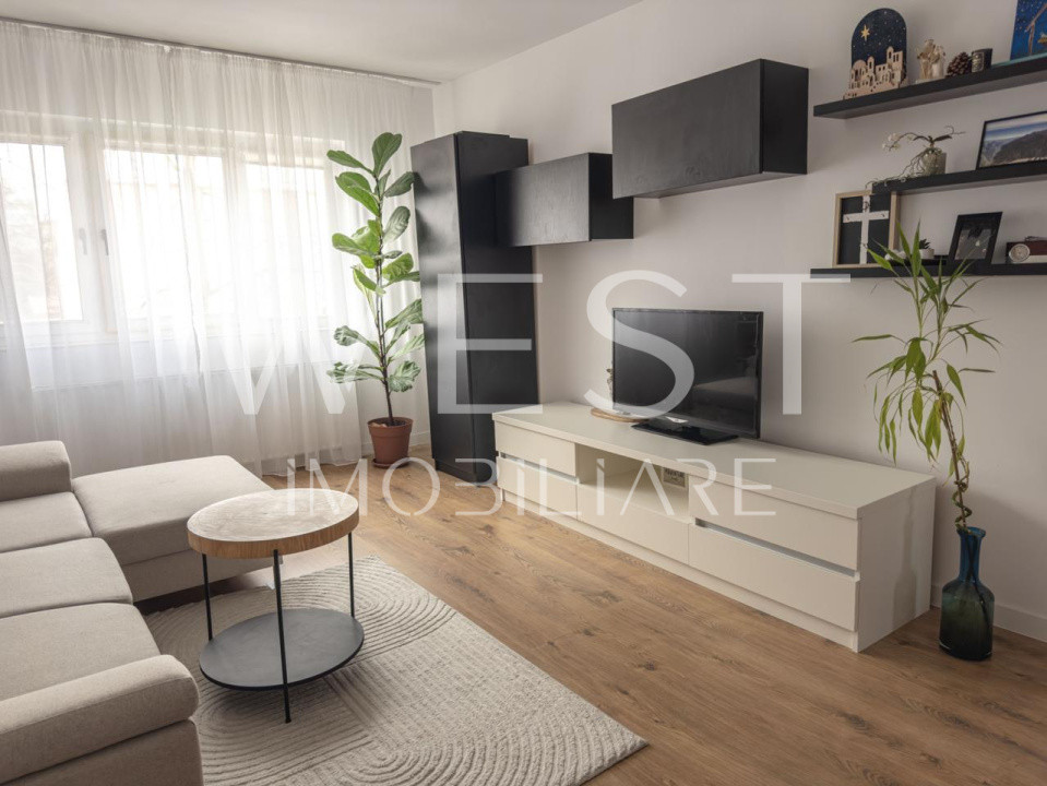 Apartament modern l 2 camere l 50 mp utili l la cheie l Intre Lacuri 