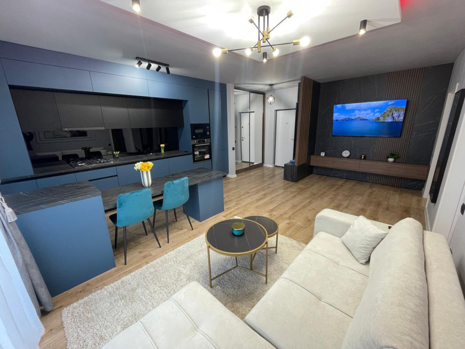 Apartment modern l 2 camere l 50 mp utili l terasa l parcare l Eroilor