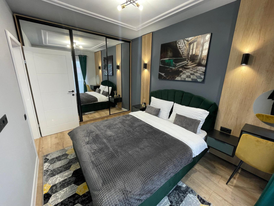 Apartment modern l 2 camere l 50 mp utili l terasa l parcare l Eroilor