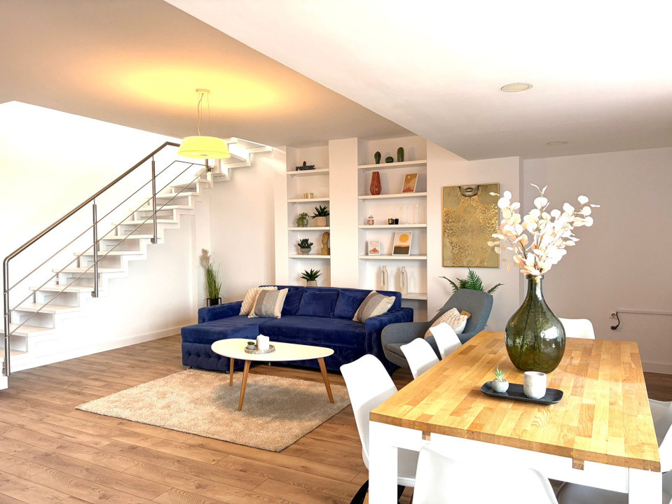 Penthouse pe 2 niveluri l 160 mp utili l terase 75 mp l parcare l B. Ziua