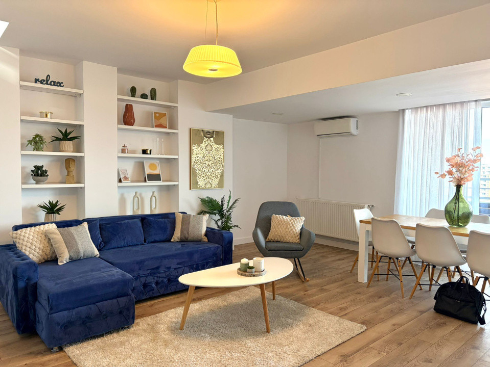 Penthouse pe 2 niveluri l 160 mp utili l terase 75 mp l parcare l B. Ziua