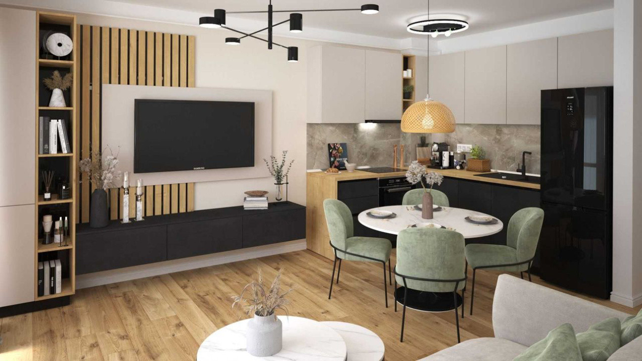 Apartament 2 camere, 48 mp + 2 parcări subterane incluse – Str. Sub Cetate