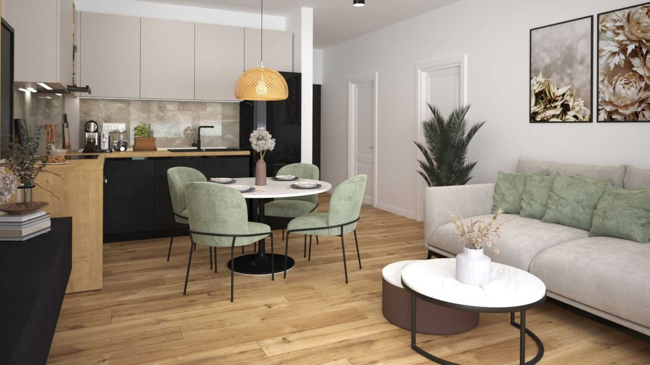 Apartament 2 camere, 48 mp + 2 parcări subterane incluse – Str. Sub Cetate