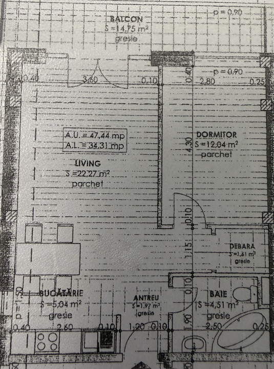 Apartament 2 camere 47mp + TERASA | VIVO MALL | Metro | View Panoramic