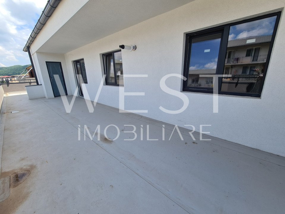 Apartament FINISAT 2 cam.,compartimentare smart!Terasa 19mp!Zona Terra