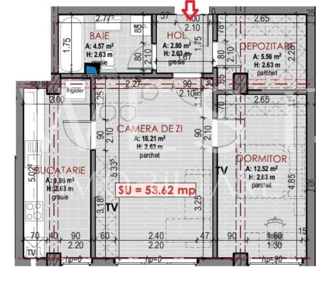 Apartament 2 camere | 54mp | zona Urusagului | Dressing | Parcare