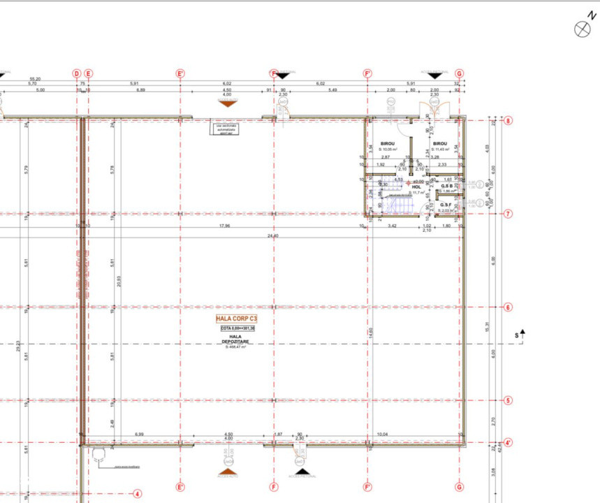 Hala industriala noua l 570 mp utili l 1234 mp teren l Apahida