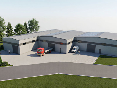 Hala industriala noua l 570 mp utili l 1234 mp teren l Apahida