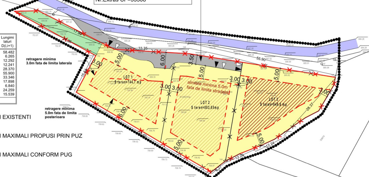 Teren intravilan pentru CONSTRUCTII | 2800mp | VIEW PANORAMIC