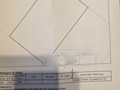 Teren intravilan cu PUZ și Urbanism instruire | 560 MP | Romul Ladea