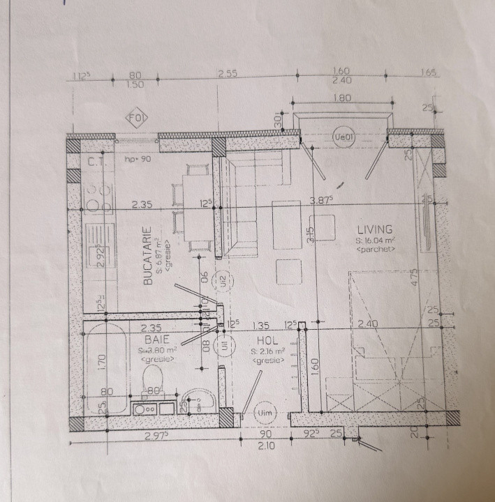 Apartament tip STUDIO | Str. Cetatii | Zona ROKA | Etaj intermediar