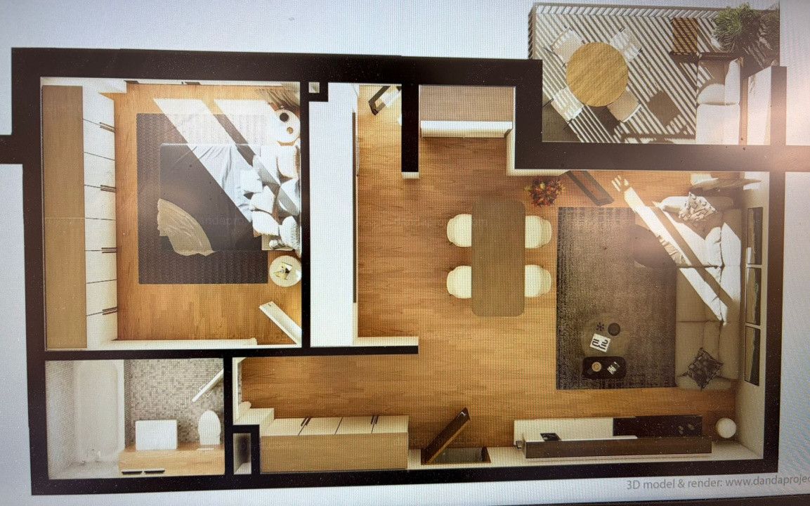 Apartament 2 camere l 53,3 mp utili l terasa l parcare l Intre Lacuri