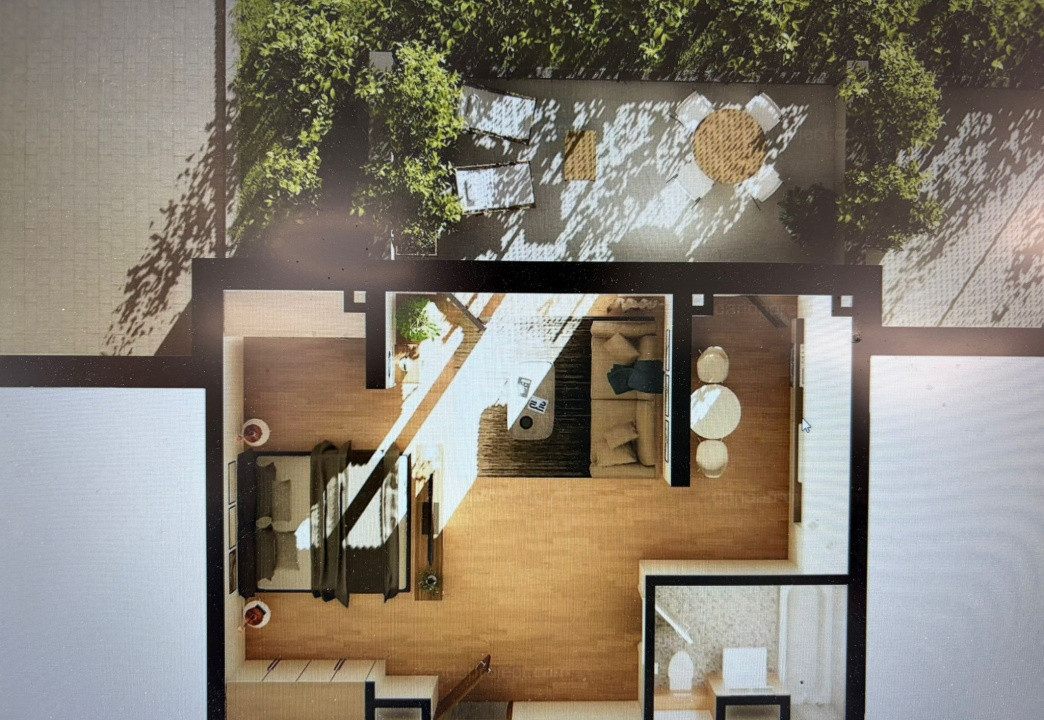 Apartament 44 mp utili gradina 15 mp l parcare l Intre Lacuri 