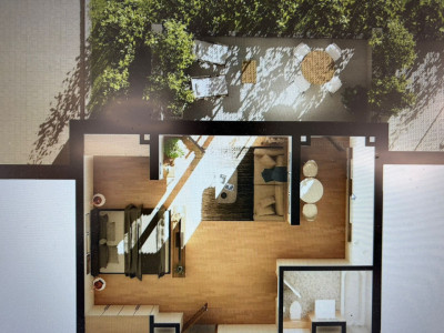 Apartament 44 mp utili gradina 15 mp l parcare l Intre Lacuri 